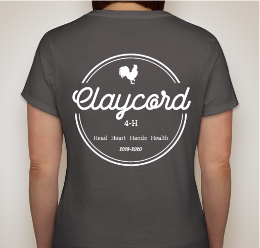 Claycord 4-H T-Shirts Fundraiser - unisex shirt design - back