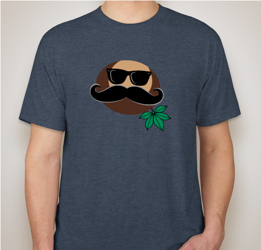 Movember T-Shirt Drive: Stache Shirt Fundraiser - unisex shirt design - front