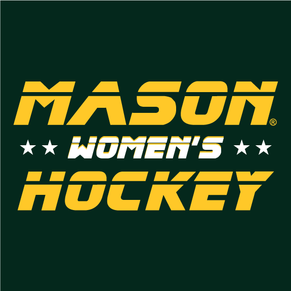 George Mason University Women's Ice Hockey shirt design - zoomed