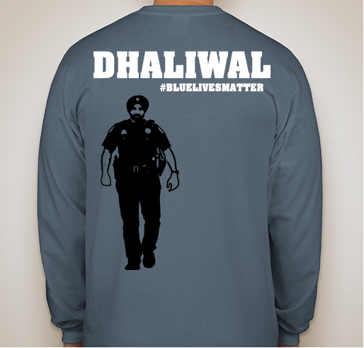 Deputy Sandeep Singh Dhaliwal Fundraiser - unisex shirt design - back