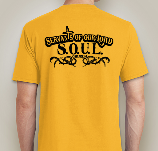 Jesus Squeezes T-Shirts Fundraiser - unisex shirt design - back
