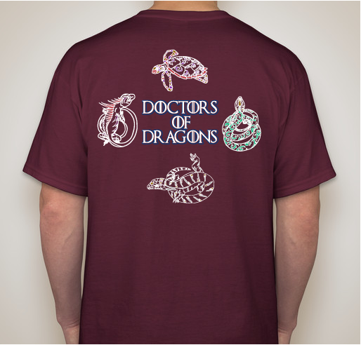 ARAV 2019 Doctor of Dragons Shirts Fundraiser - unisex shirt design - back