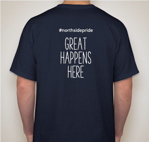 North Side PBIS Fundraiser - unisex shirt design - back