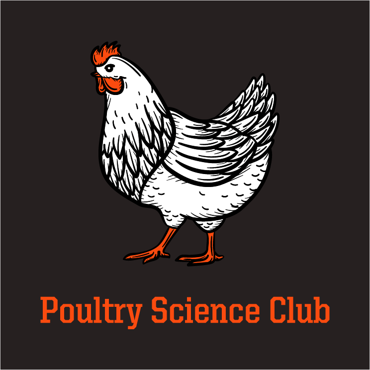 Poultry Science Club shirt design - zoomed