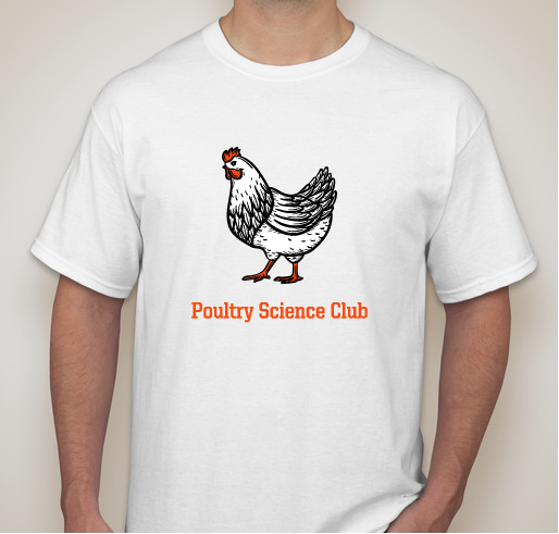 Poultry Science Club Fundraiser - unisex shirt design - front