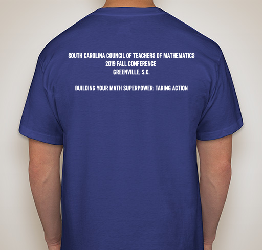 SCCTM 2019 Conference Tshirts Fundraiser - unisex shirt design - back