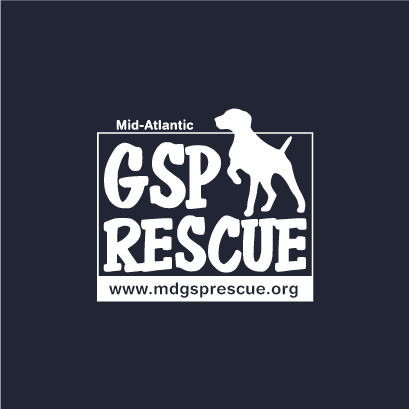 Mid-Atlantic GSP Rescue Fall Fundraiser shirt design - zoomed