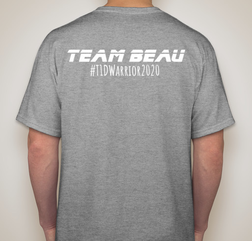 Help us get Beau to Camp Sweeney Fundraiser - unisex shirt design - back