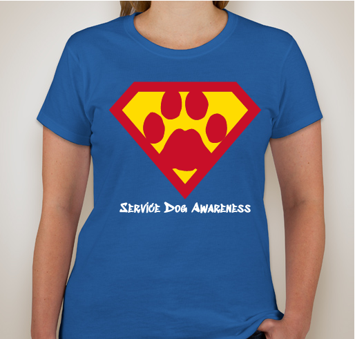 Chance to support service dogs! Fundraiser - unisex shirt design - front