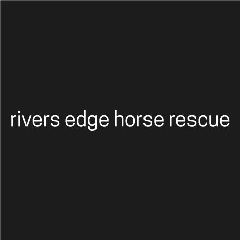 Rivers Edge Horse Rescue and Sanctuary Winter 2019 Fundraiser shirt design - zoomed