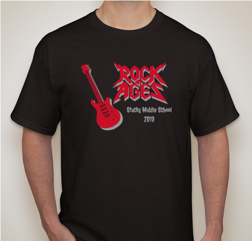 Stucky Middle School Rock of Ages Fundraiser - unisex shirt design - front