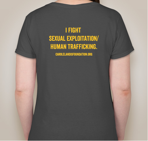 I Fight Sexual Exploitation Fundraiser - unisex shirt design - back
