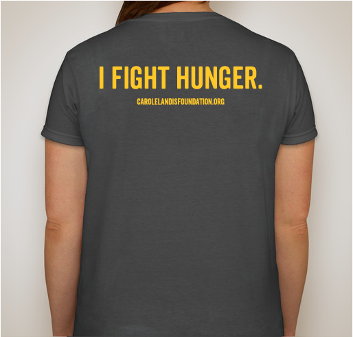 I Fight Hunger Fundraiser - unisex shirt design - back