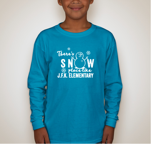 There's SNOW place like JFK! Fundraiser - unisex shirt design - front