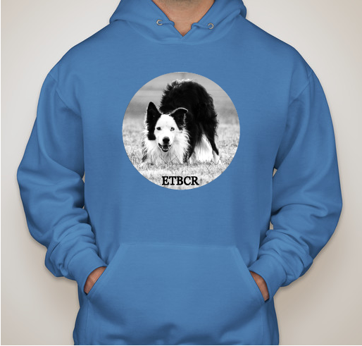 East Tennessee Border Collie Rescue All Season Collection (Hoodie) Fundraiser - unisex shirt design - front
