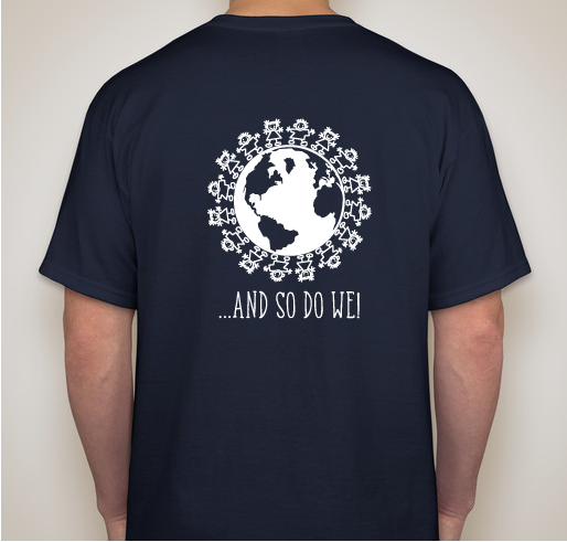 I LOVE Leeway Fundraiser - unisex shirt design - back