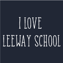 I LOVE Leeway shirt design - zoomed