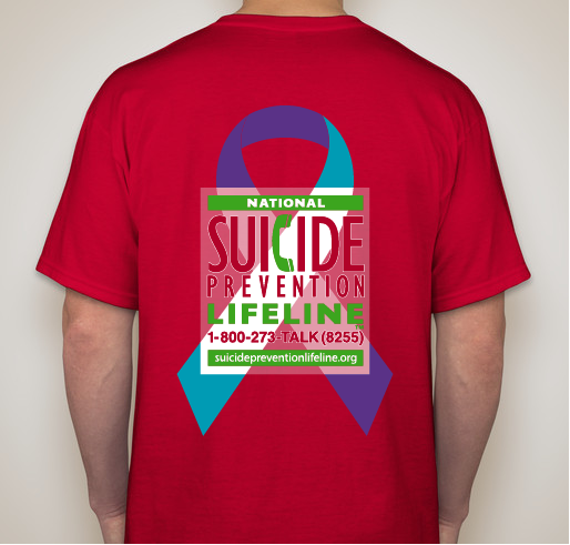 Suicide and Mental Health Awareness Fundraiser - unisex shirt design - back