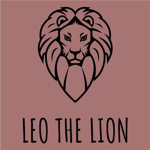 Leo the Lion! shirt design - zoomed