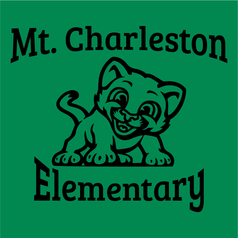 Mt. Charleston Elementary School Spirit shirt design - zoomed
