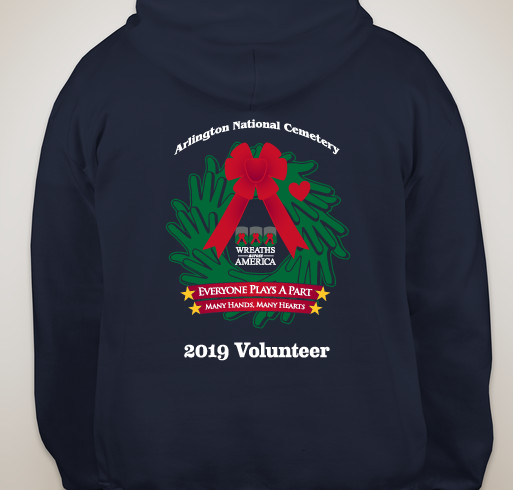 2019 Volunteer Campaign - Arlington National Cemetery Fundraiser - unisex shirt design - back