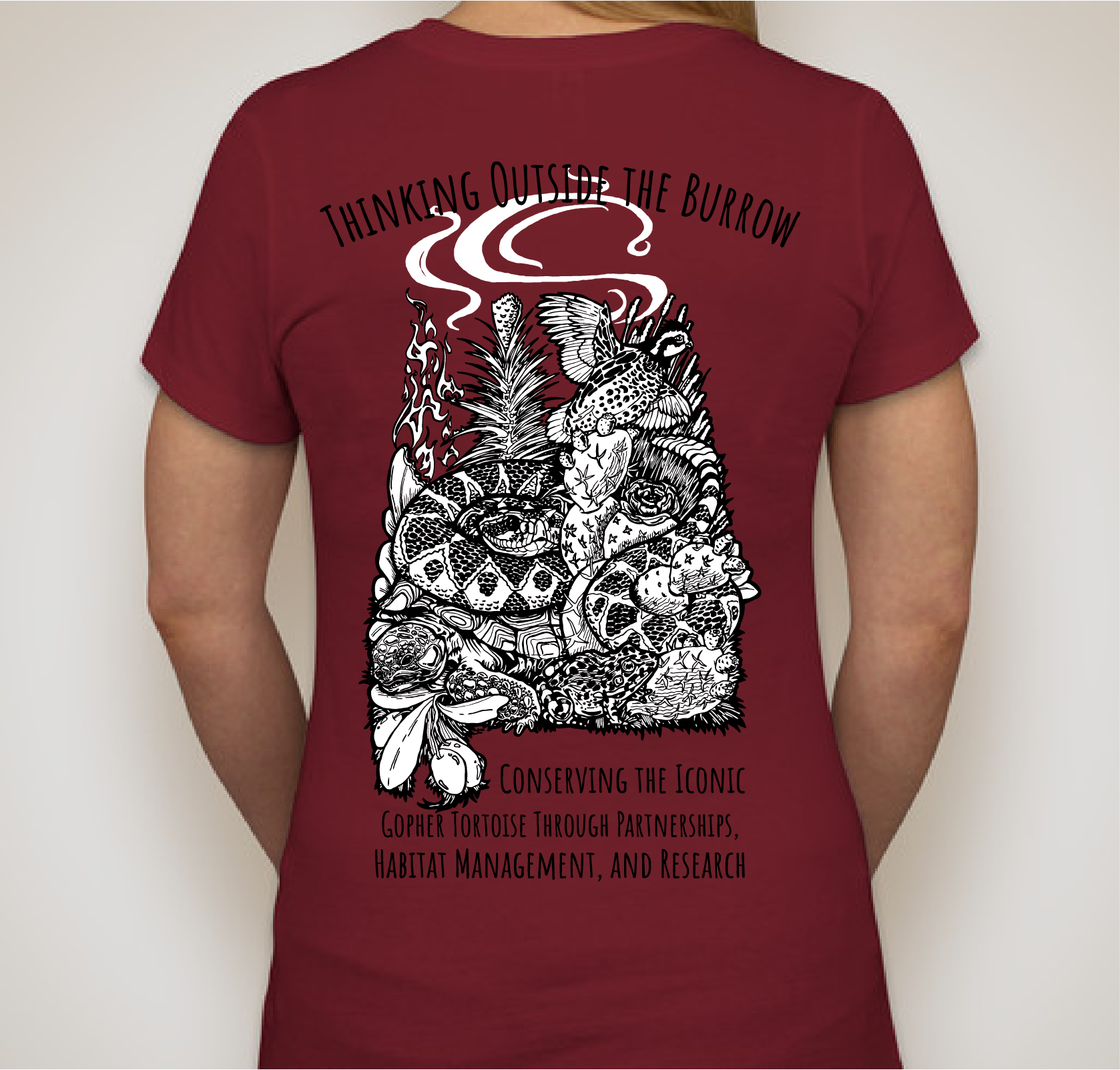 Gopher Tortoise Council 2019 "Back by Demand" Fundraiser - unisex shirt design - back