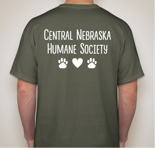 CNHS Dog Hair Don't Care Fundraiser - unisex shirt design - back