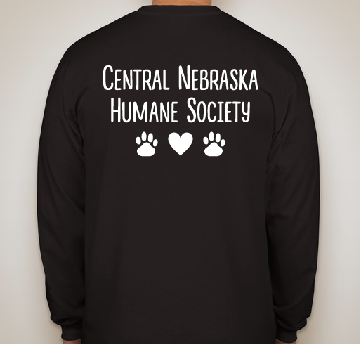 CNHS Cat Hair Don't Care Fundraiser - unisex shirt design - back