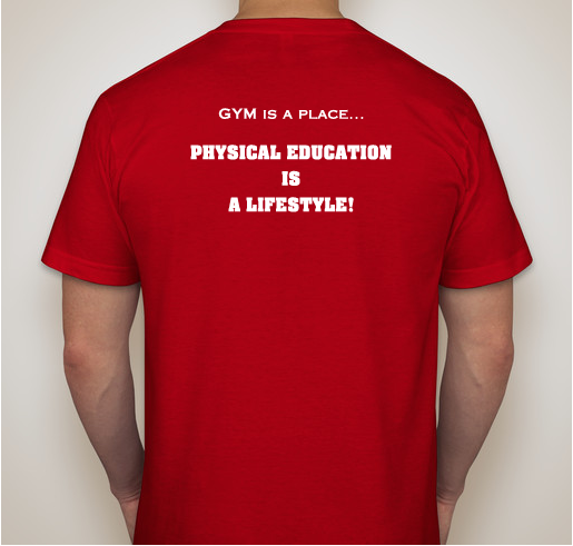 Oregon SHAPE Send a Teacher to Shape America Convention! Fundraiser - unisex shirt design - back