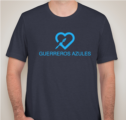 Guerreros Azules and kids with type 1 Diabetes Fundraiser - unisex shirt design - front