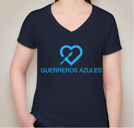 Guerreros Azules and kids with type 1 Diabetes Fundraiser - unisex shirt design - front