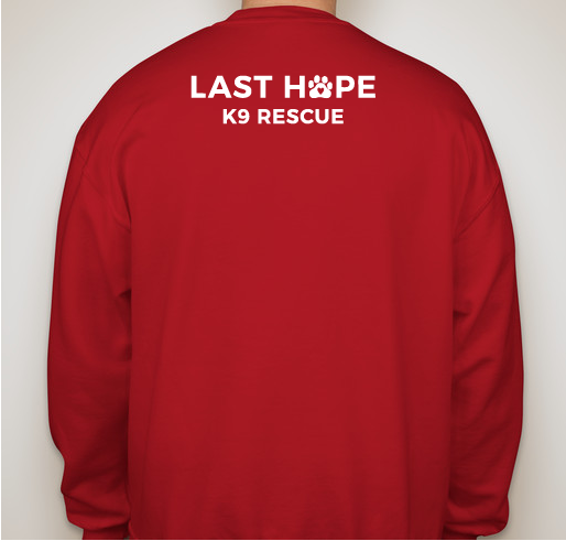 All I Want for Christmas is For You to Adopt a Rescue Dog - LHK9 Rescue Fundraiser - unisex shirt design - back