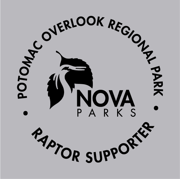 Potomac Overlook Regional Park Raptor Campaign shirt design - zoomed