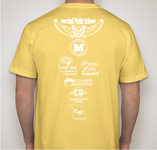 Mental Health Week Shirts Fundraiser - unisex shirt design - back