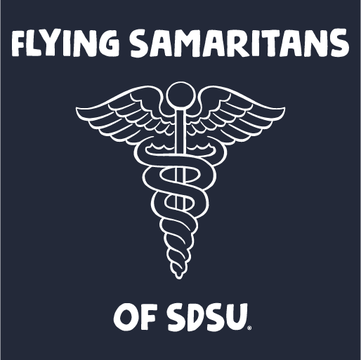 SDSU Flying Samaritans Merchandise shirt design - zoomed