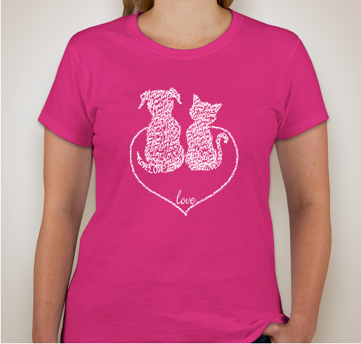 Share DAWS "Love" this Holiday Season!! Fundraiser - unisex shirt design - front
