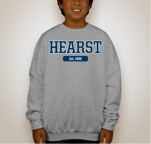 Hearst College Sweatshirt shirt design - zoomed