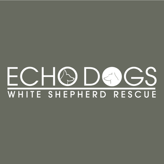 Echo Dogs White Shepherd Rescue shirt design - zoomed