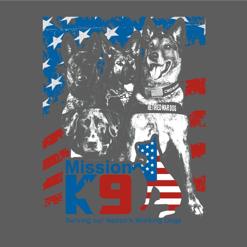 Mission K9 Rescue Sweatshirt Fundraiser shirt design - zoomed