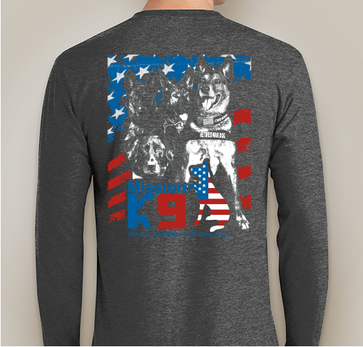 Mission K9 Rescue Sweatshirt Fundraiser Fundraiser - unisex shirt design - back
