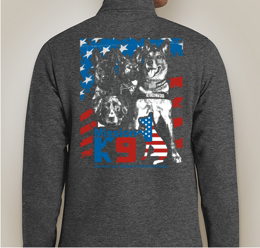 Mission K9 Rescue Sweatshirt Fundraiser Fundraiser - unisex shirt design - back