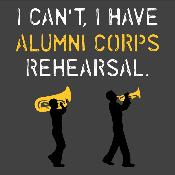Alumni Corps is Life! shirt design - zoomed