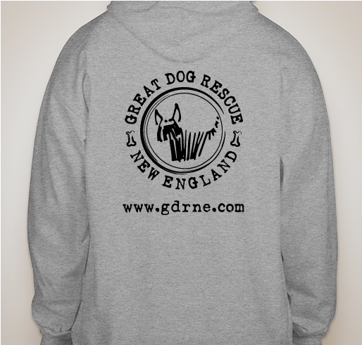 Great Dog Rescue New England Fundraiser - unisex shirt design - back