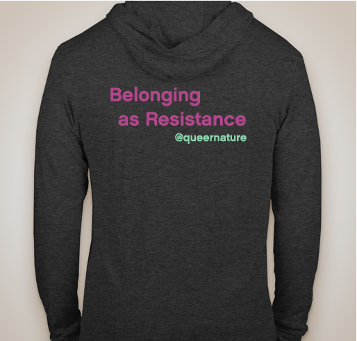 Support Queer Nature Fundraiser - unisex shirt design - back