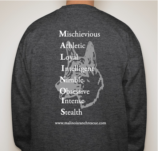 Malinois Ranch Rescue Fall 2019 Fundraiser Fundraiser - unisex shirt design - back