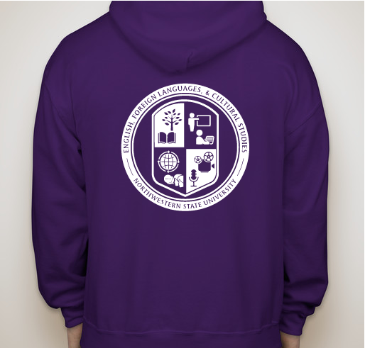 NSU - English, Foreign Language, and Cultural Studies Fundraiser - unisex shirt design - front