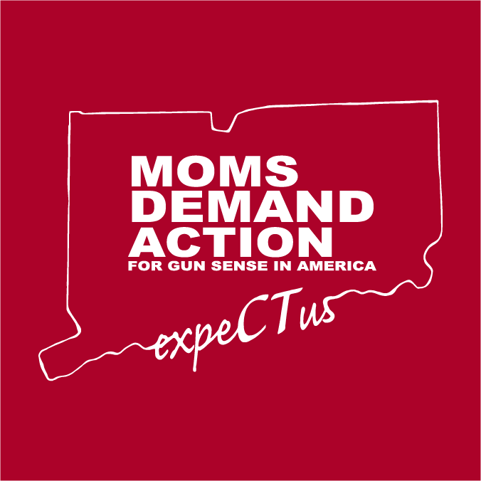 ExpeCTus - CT Moms Demand Action shirt design - zoomed