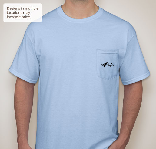 Virginia Physical Therapy Association Student SIG Fundraiser Fundraiser - unisex shirt design - front