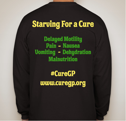 Gastroparesis: Fighting For Change - Long Sleeve Shirt Fundraiser - unisex shirt design - back