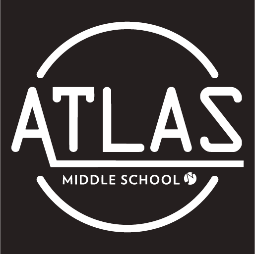 ATLAS Middle School shirt design - zoomed